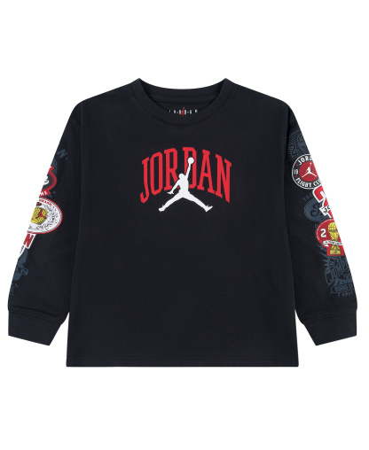 Jordan Boys' 4-7 I23 Highway Long-Sleeve T-Shirt - BLACK