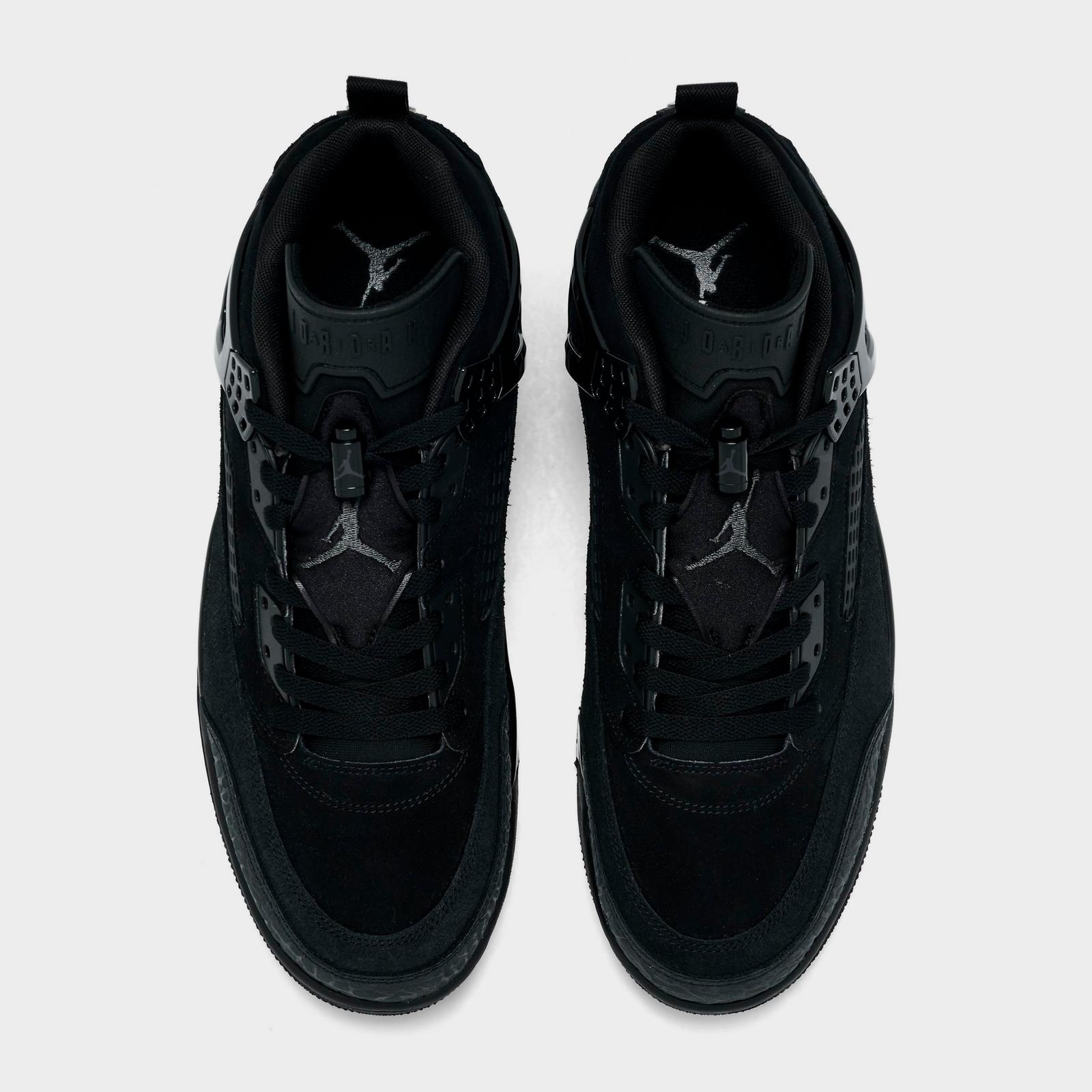 Men's Jordan Spizike Low Casual Shoes - Black/Black/Anthracite - view 5