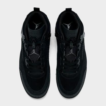 Men's Jordan Spizike Low Casual Shoes - Black/Black/Anthracite - view 5