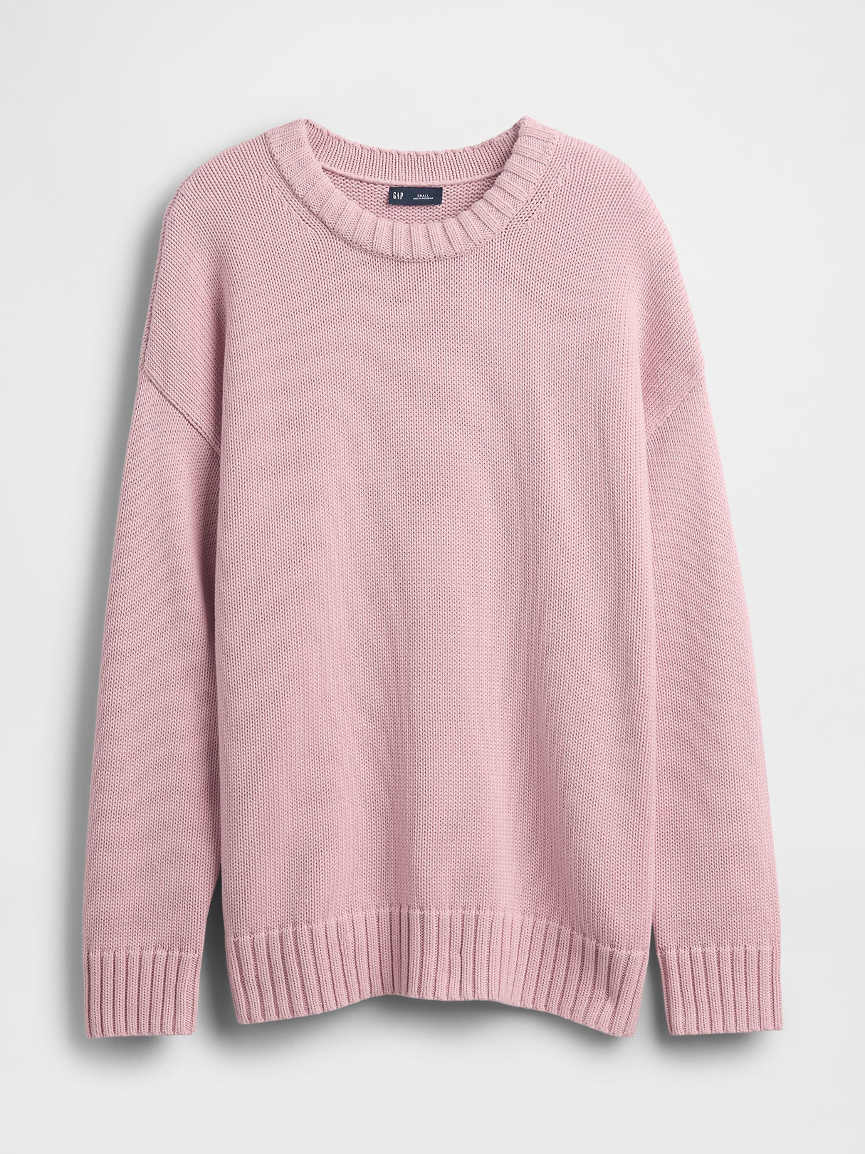 100% Cotton Oversized Sweater - Primitive pink
