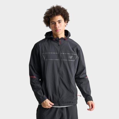 Men's New Balance Vision Pack Full-Zip Jacket - Black/Red - view 1