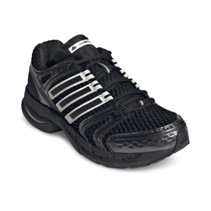 Women's adidas Adistar Control 5 Pony Print Casual Shoes - Part 1 - Core Black/Off White/Core Black - Both shoes facing left