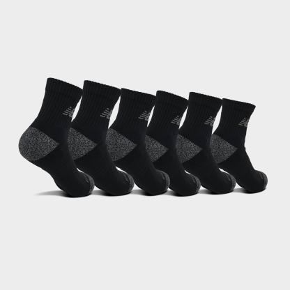 New Balance Active Quarter Socks (6-Pack) - Core Black - view 2