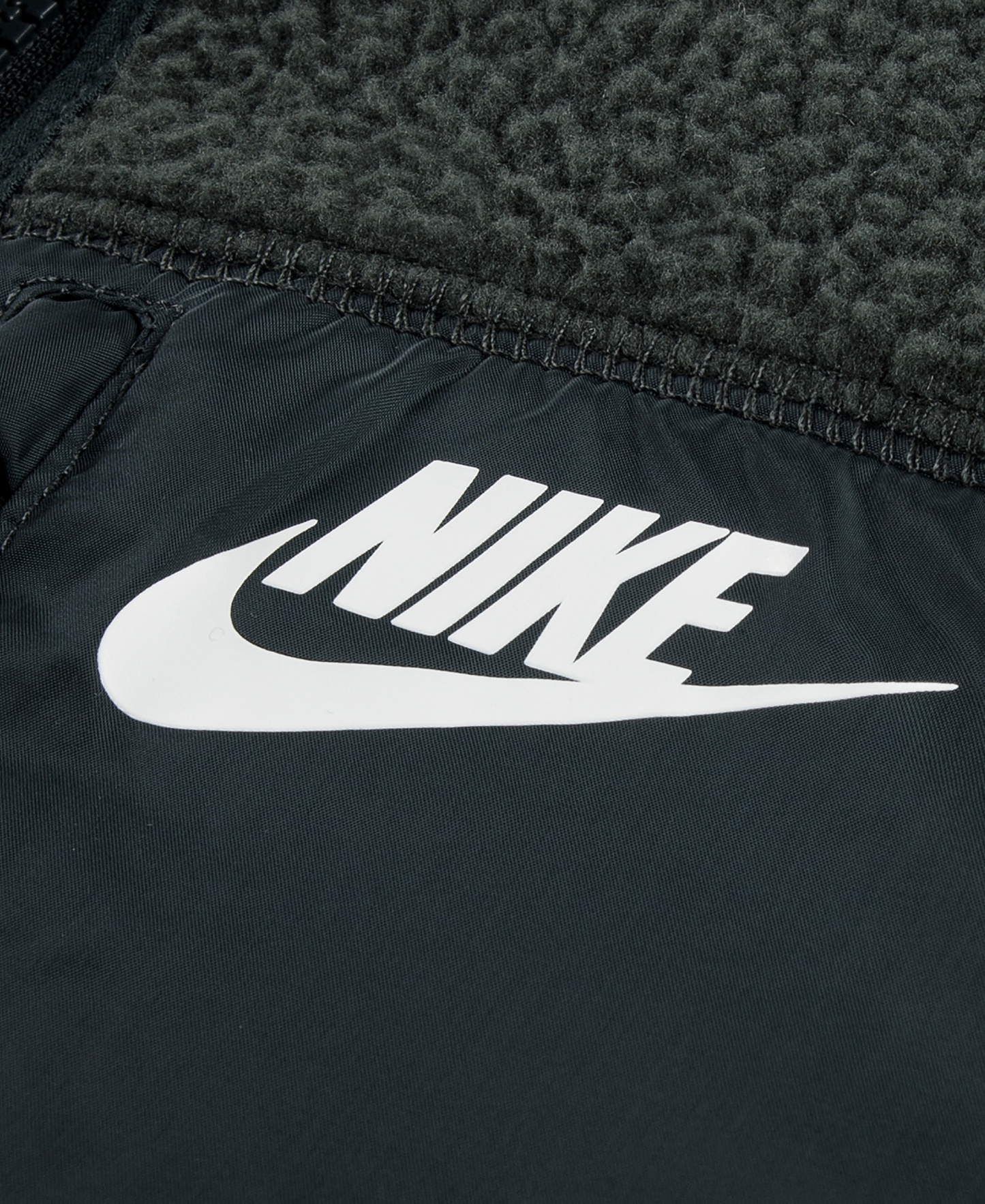 Nike Boys' 4-7 Reversible Faux-Sherpa Hooded Jacket - Camo Green