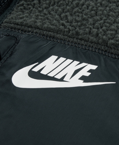 Nike Boys' 4-7 Reversible Faux-Sherpa Hooded Jacket - Camo Green