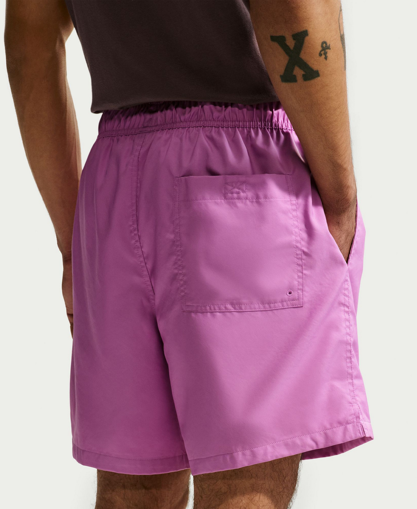 Nike Men's Club Flow Relaxed-Fit Drawstring Shorts - Lite Magenta/Midnight Navy