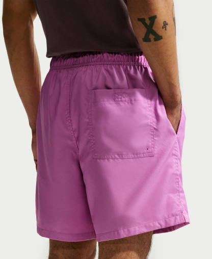 Nike Men's Club Flow Relaxed-Fit Drawstring Shorts - Lite Magenta/Midnight Navy