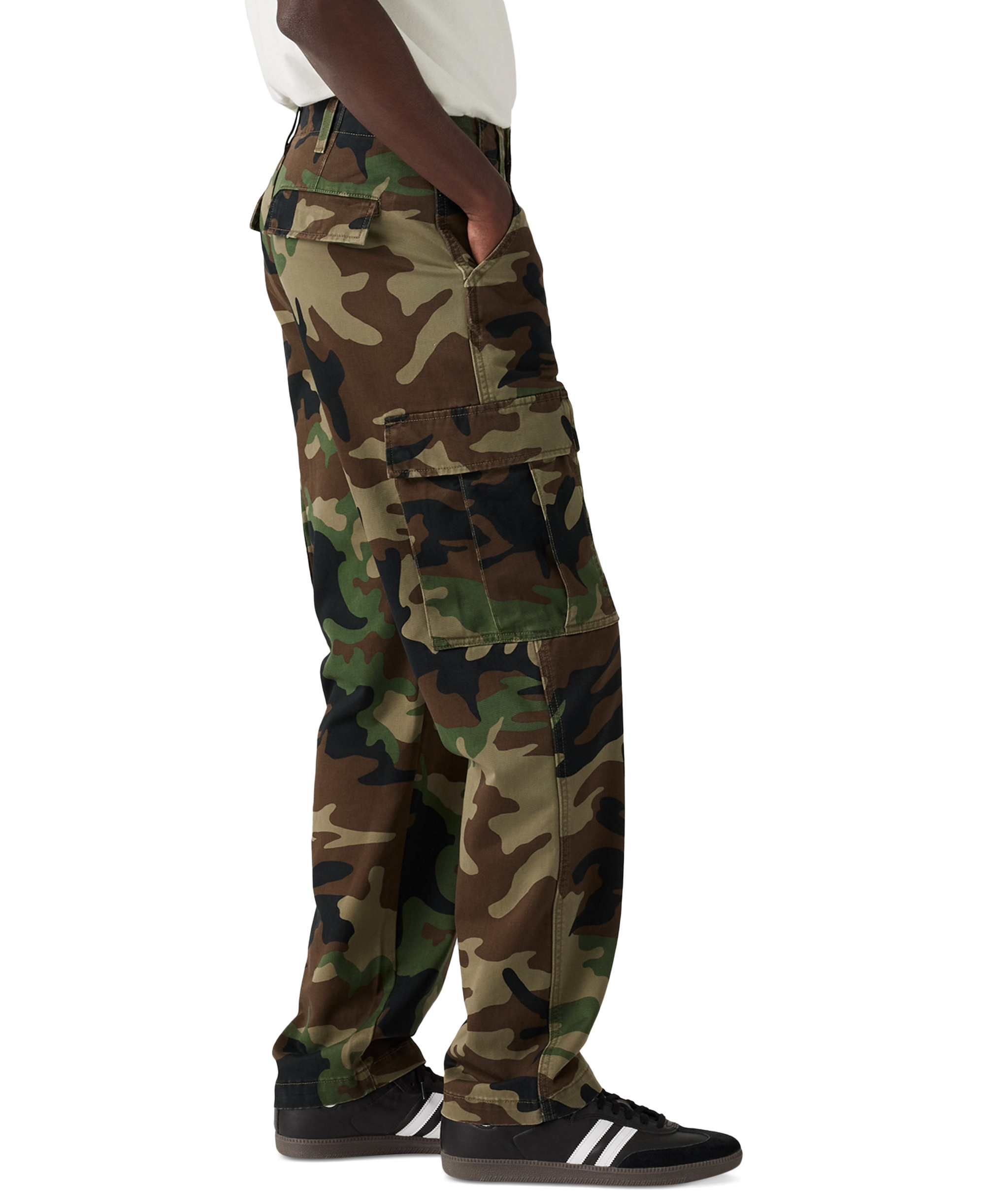 Levi's Men's XX Relaxed-Fit Straight-Leg Cargo Pants - Phalarope Camo