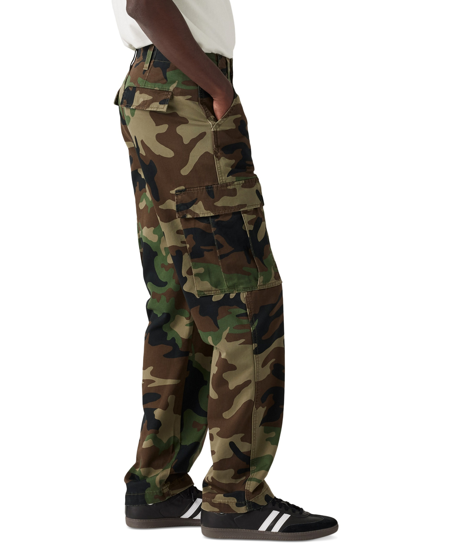 Levi's Men's XX Relaxed-Fit Straight-Leg Cargo Pants - Phalarope Camo