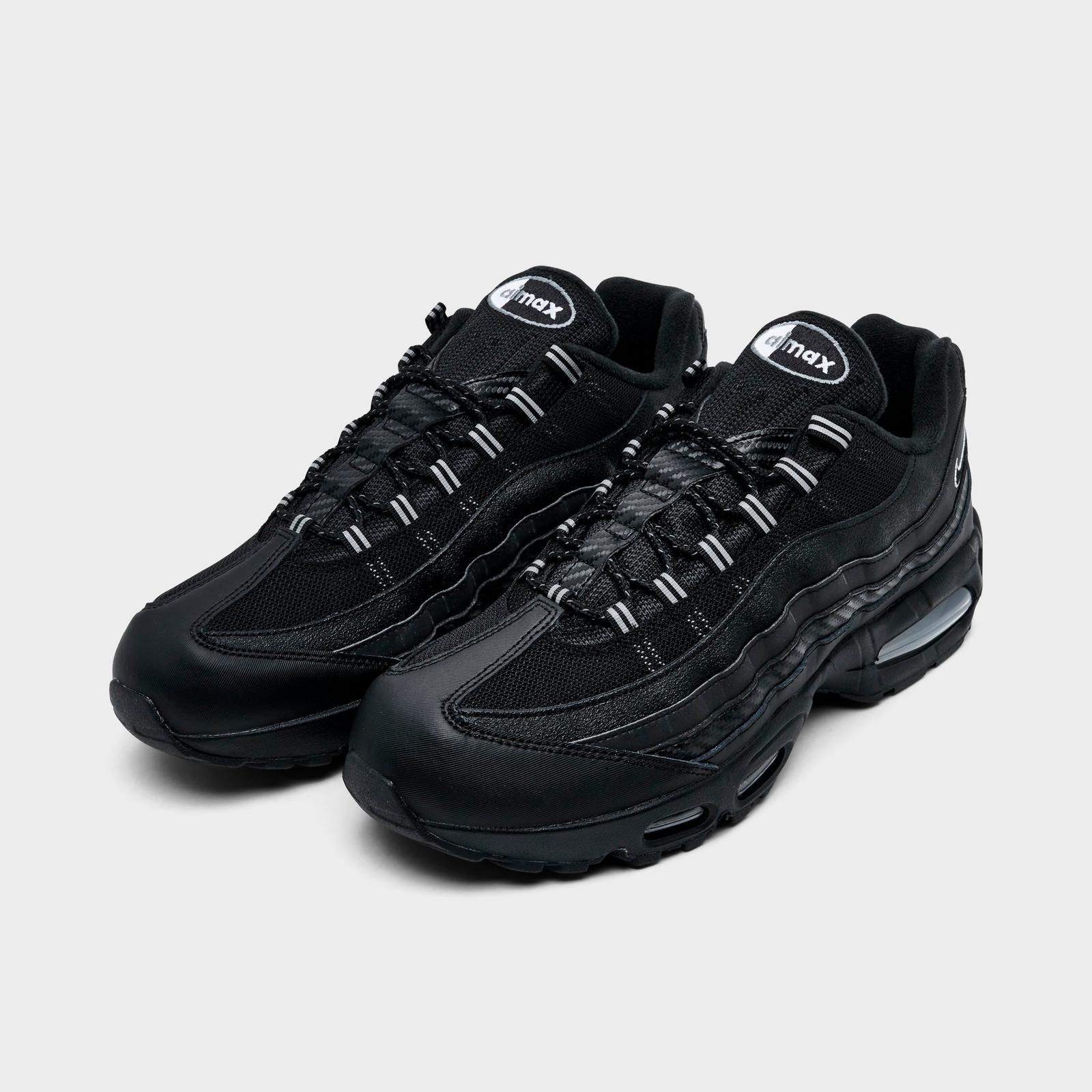 Men's Nike Air Max 95 Big Bubble Casual Shoes - Black/Metallic Silver/Cool Grey/White
