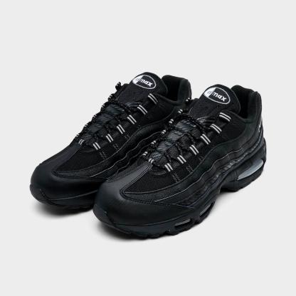 Men's Nike Air Max 95 Big Bubble Casual Shoes - Black/Metallic Silver/Cool Grey/White