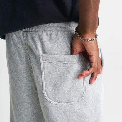 Men's Nithtke Sportswear Swoosh Box Fleece Sweatpants - Dark Grey Heather/Dark Grey Heather
