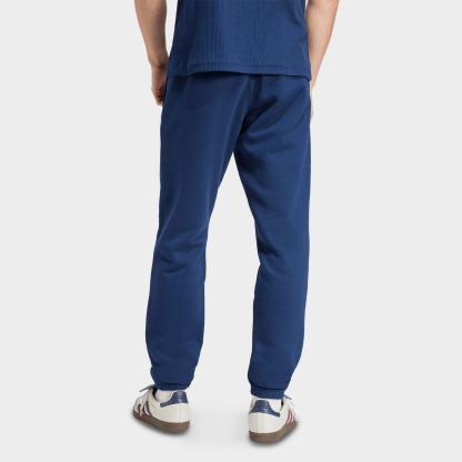 Men's adidas Originals Trefoil Essentials Fleece Jogger Pants - Night Indigo - view 4