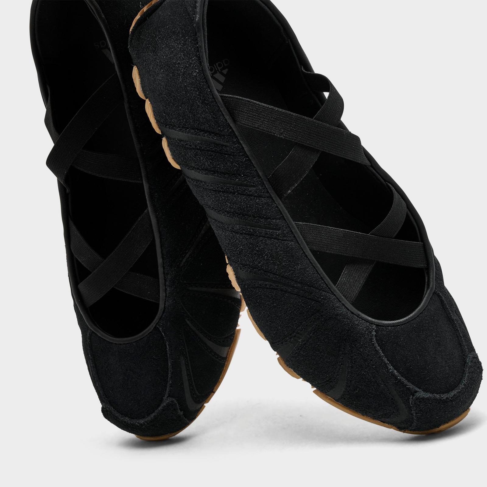 Women's adidas Originals Ghost Sprint Ballet Shoes - Core Black/Core Black/Gum - view 3