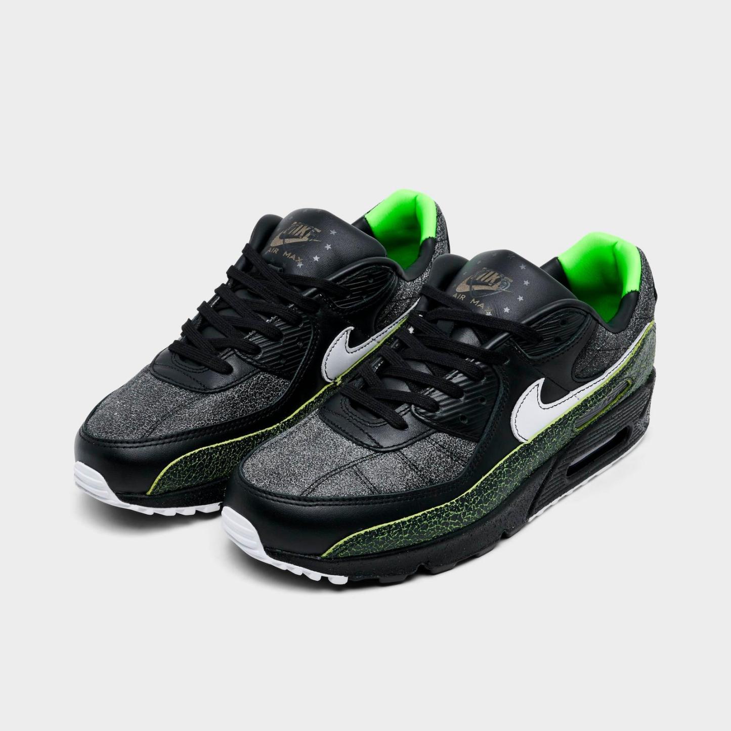 Men's Nike Air Max 90 Casual Shoes - Smoke Grey/Black/Anthracite (IU0523-010)