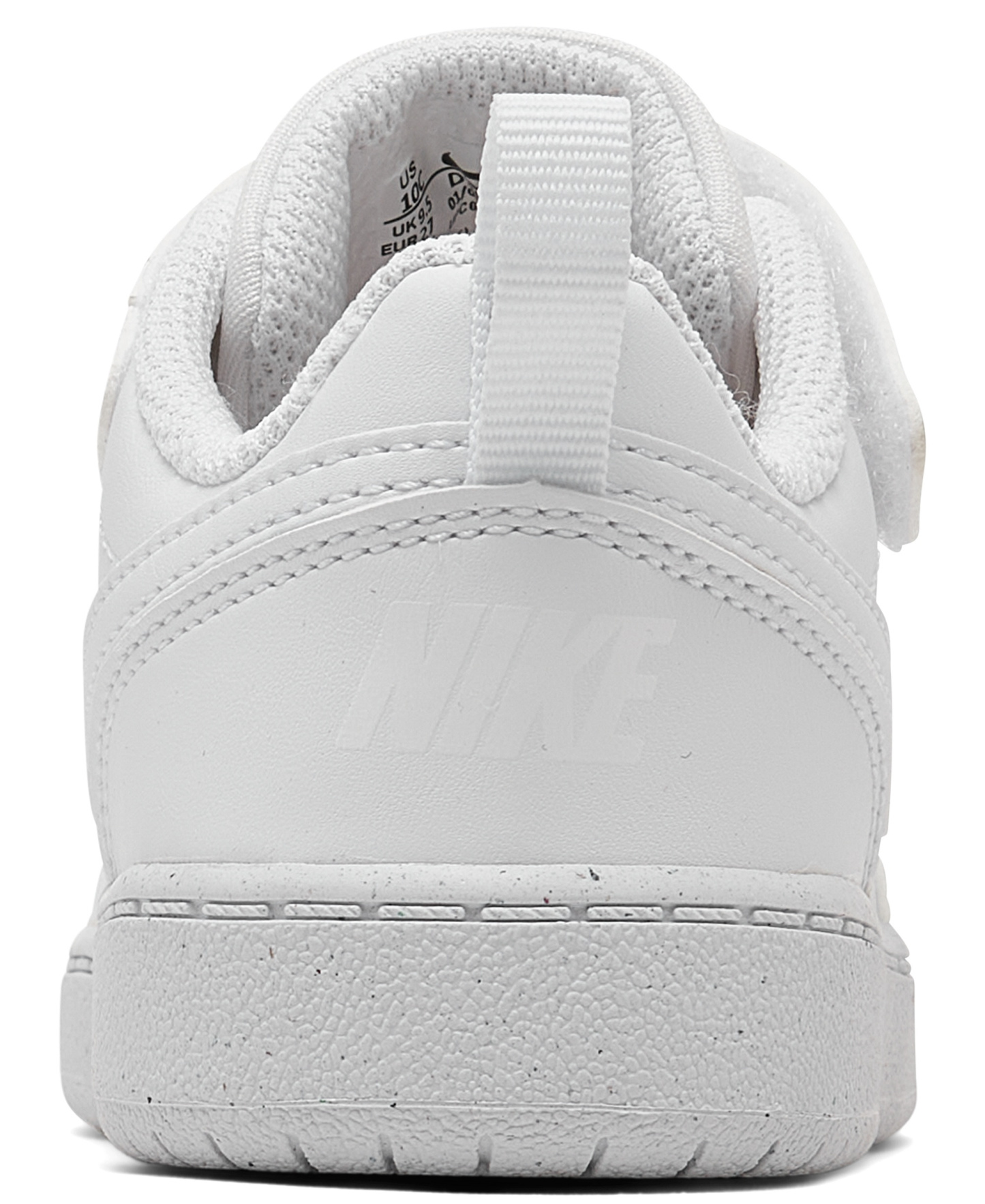 Nike Toddler Court Borough Low Recraft Adjustable Strap Casual Sneakers from Finish Line - White