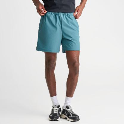 Men's New Balance Athletics 7" Stretch-Woven Shorts - Big Teal - view 3