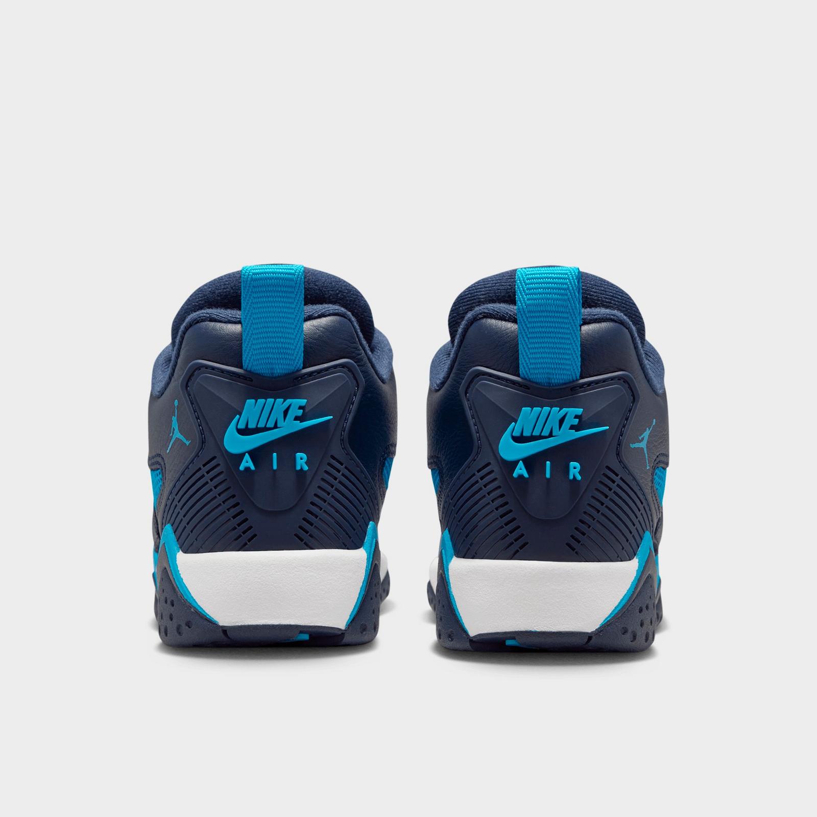 Big Kids' Air Jordan MVP 92 Basketball Shoes - Obsidian/White/Dark Powder Blue - view 4