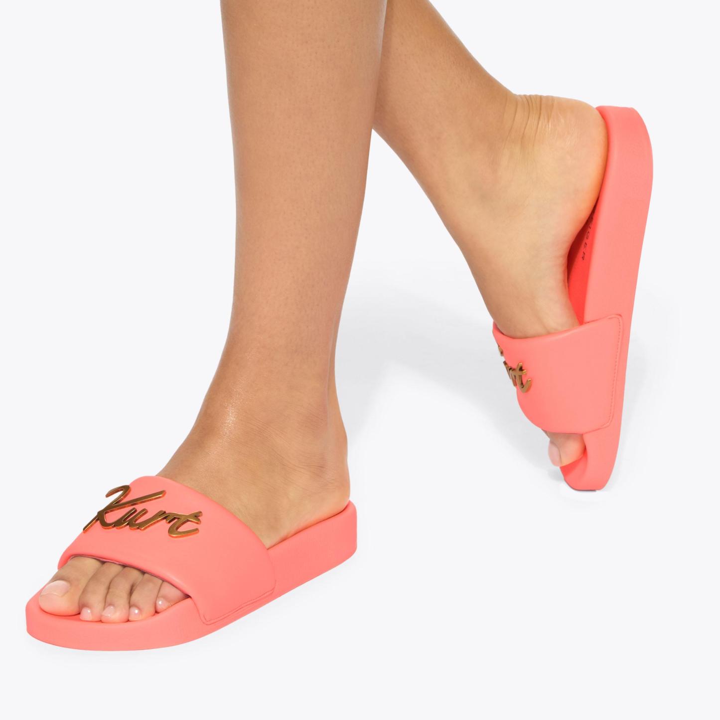Kurt Geiger London Meena Kurt Slide - Pink - view 2
