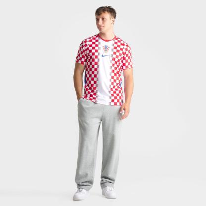 Men's Nike Croatia 2026 Stadium Home Dri-FIT Replica Soccer Jersey - White