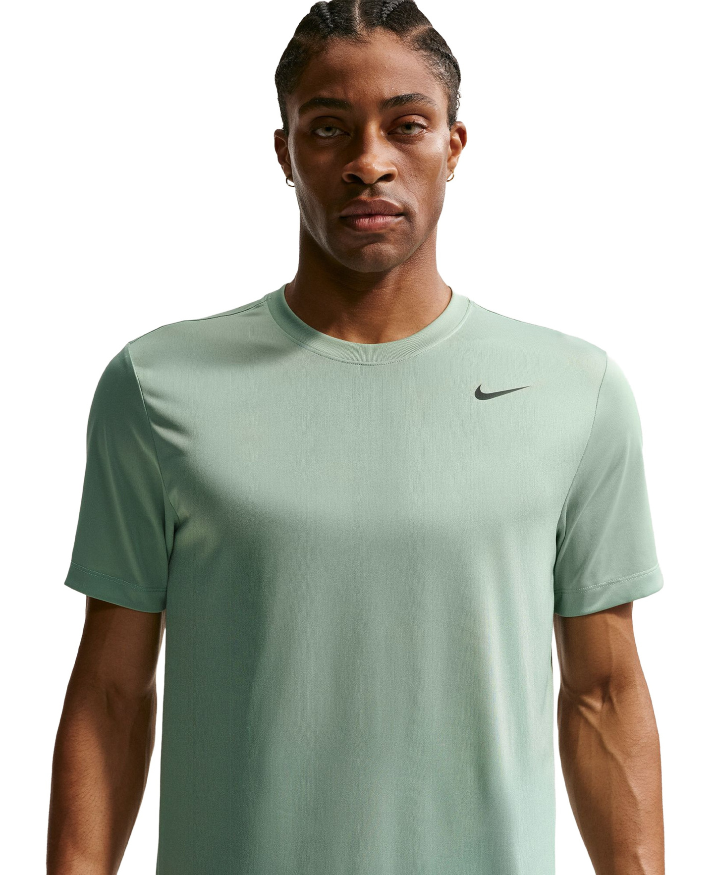 Nike Men's Dri-FIT Legend Fitness Logo T-Shirt - Steam