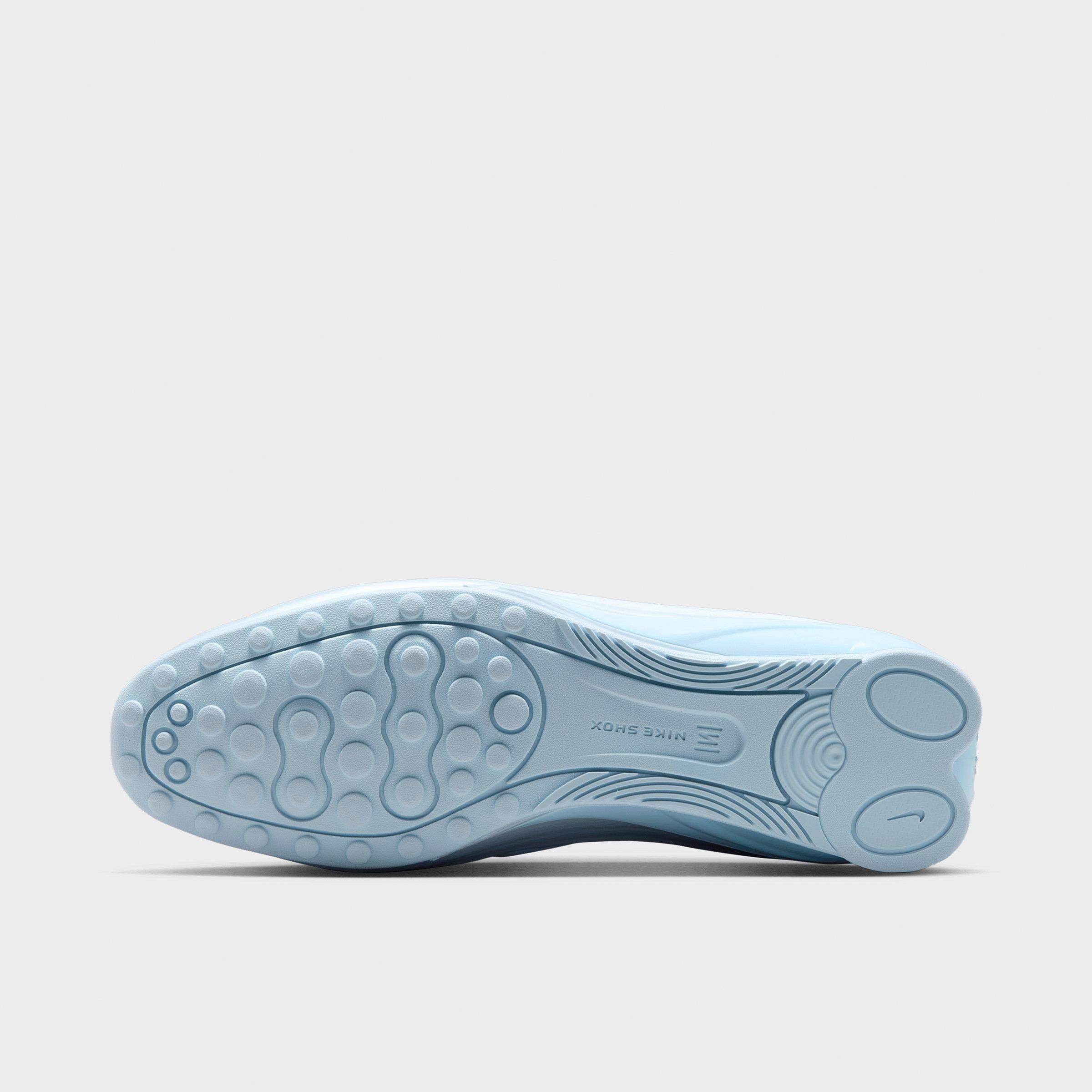 Women's Nithtke Shox Z Casual Shoes - Part 2 - Football Grey/Metallic Silver/Hydrogen Blue - Bottom view
