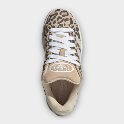 Big Kids' adidas Originals Campus 00s Casual Shoes - Sand Strata/Cloud White/Gum - Top view