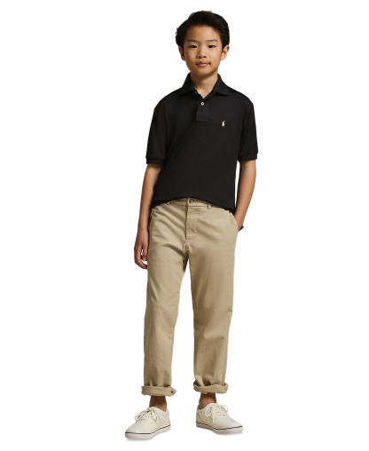 Polo Ralph Lauren Boys' 8-20 Performance Jersey Polo Shirt - Polo Black