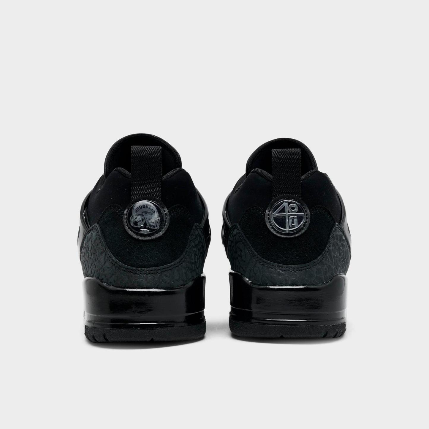 Men's Jordan Spizike Low Casual Shoes - Black/Black/Anthracite - view 4