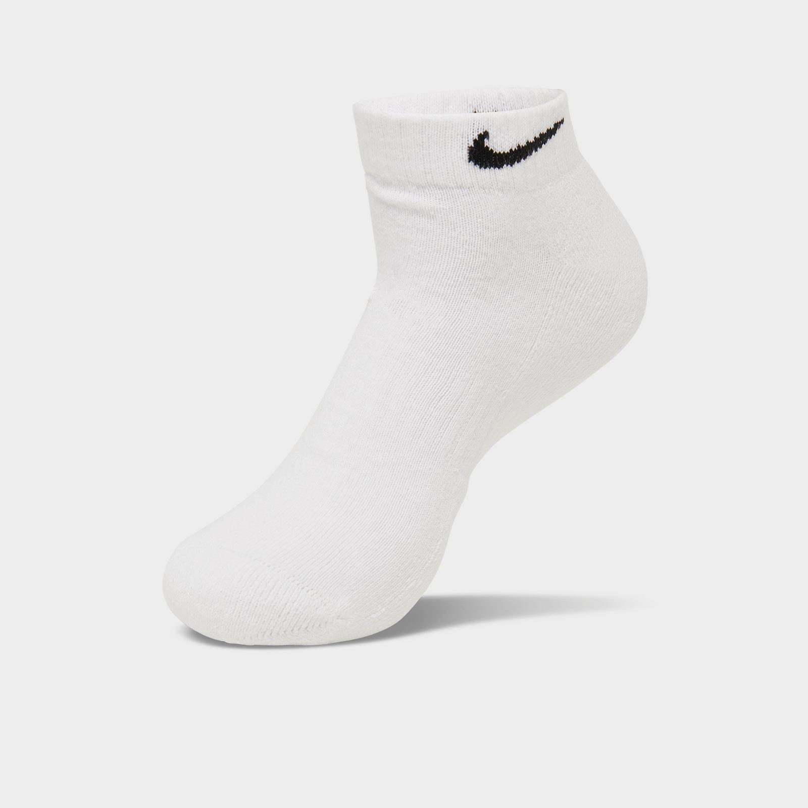 Nike Everyday Cushioned Training Low Socks (3-Pack) - White/Black