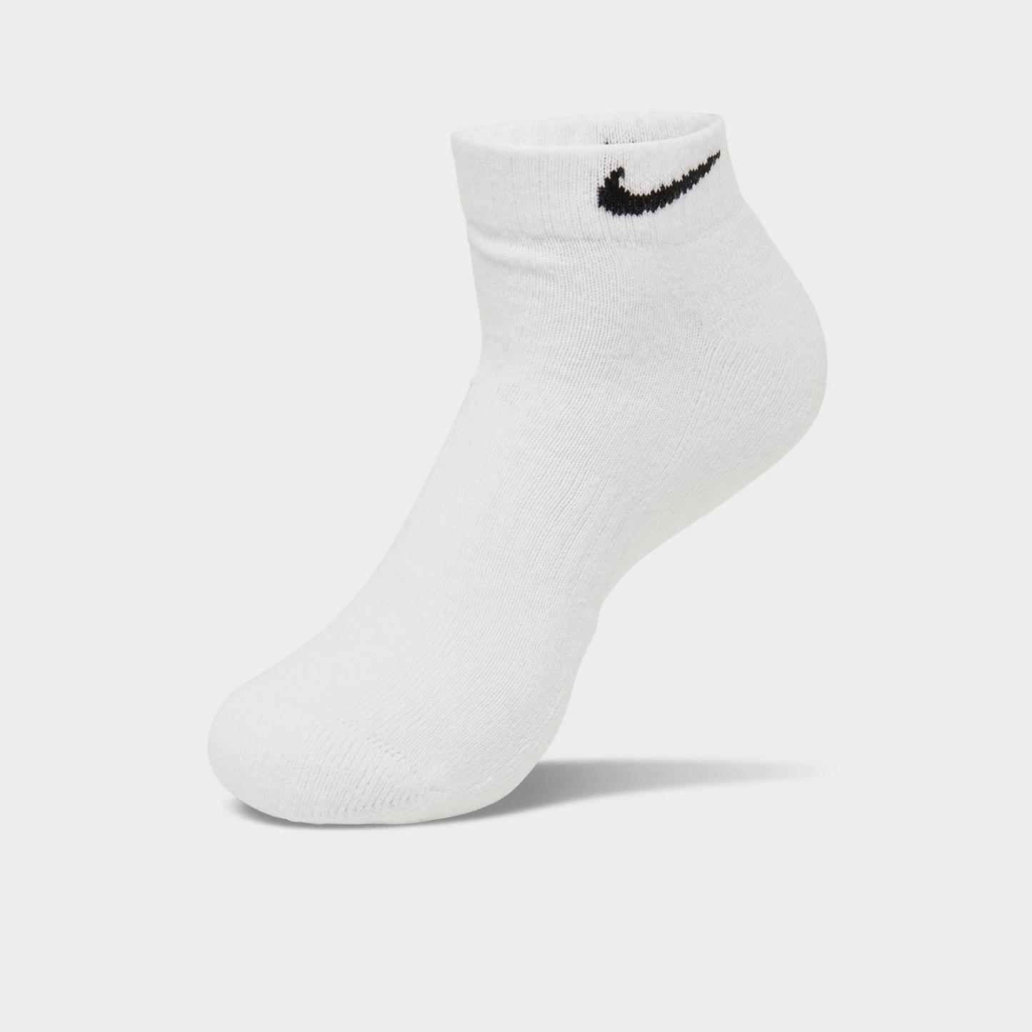 Nike Everyday Cushioned Training Low Socks (3-Pack) - White/Black