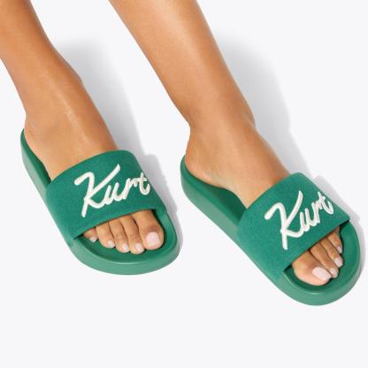 Kurt Geiger London Kurt's Cabana Kurt Meena Slide - Green - view 2