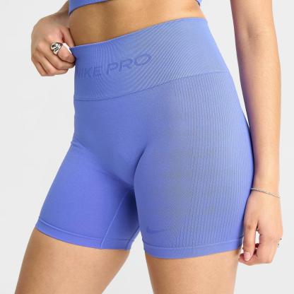 Women's Nike Pro Seamless Dri-FIT High-Waisted 5" Biker Shorts - Sapphire