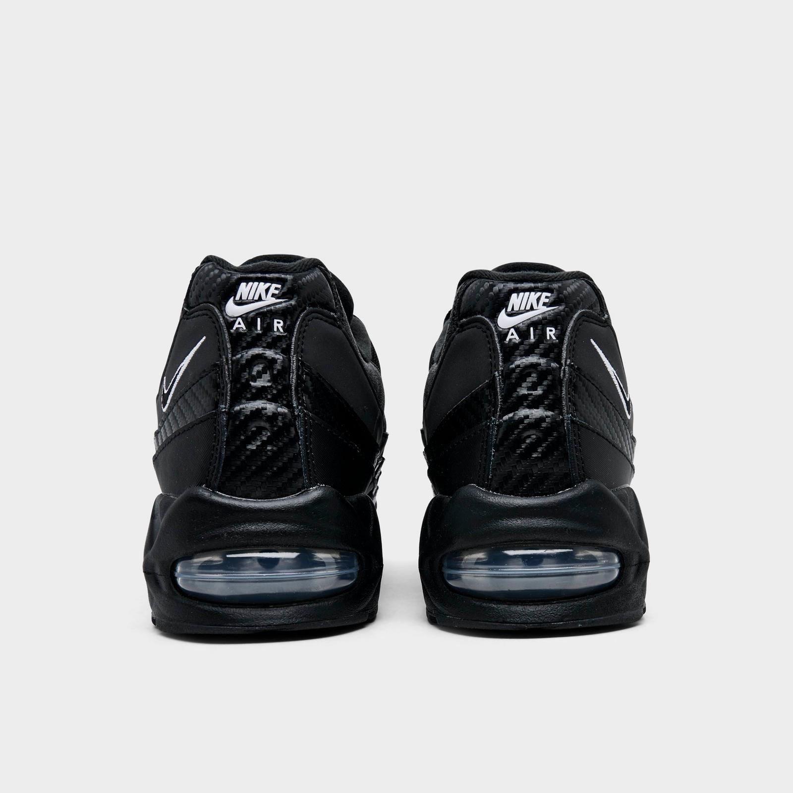 Men's Nike Air Max 95 Big Bubble Casual Shoes - Black/Metallic Silver/Cool Grey/White