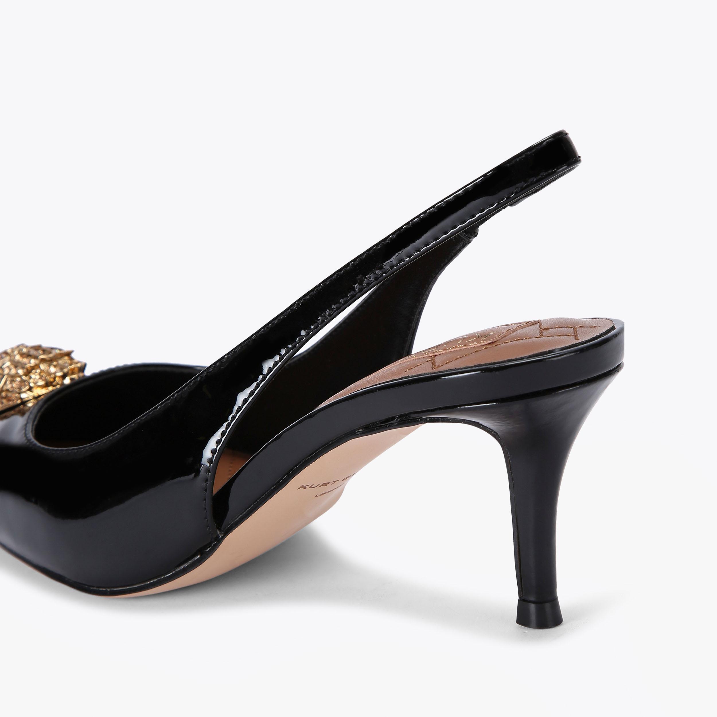 Kurt Geiger London Belgravia Sling Back Heel - Black - view 4