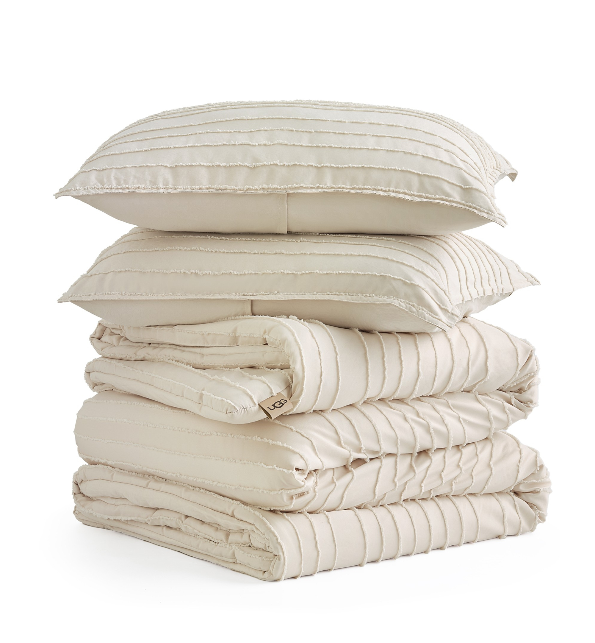 UGG® Devon Textured Comforter Sets - Birch