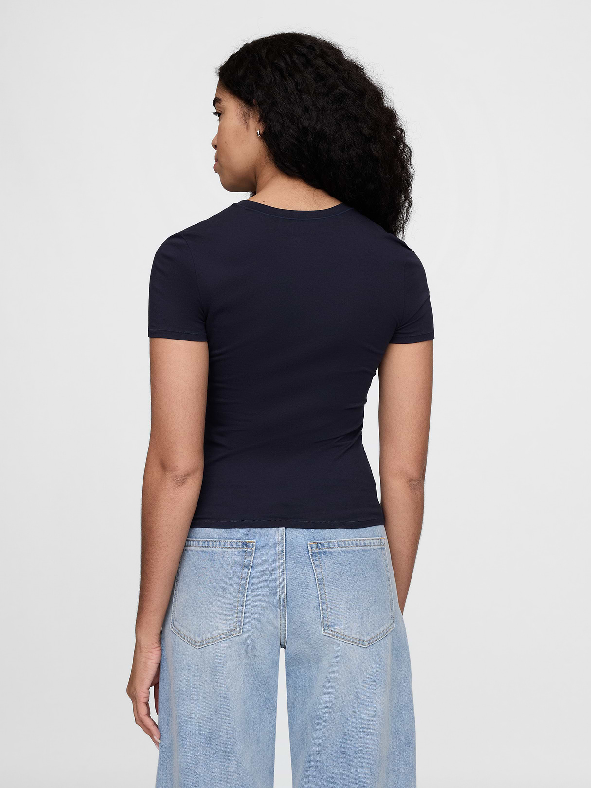 CloseKnit Jersey T-Shirt - Navy blue
