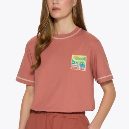 Kurt Geiger London Kurt's Cabana T-shirt - Brown - view 2