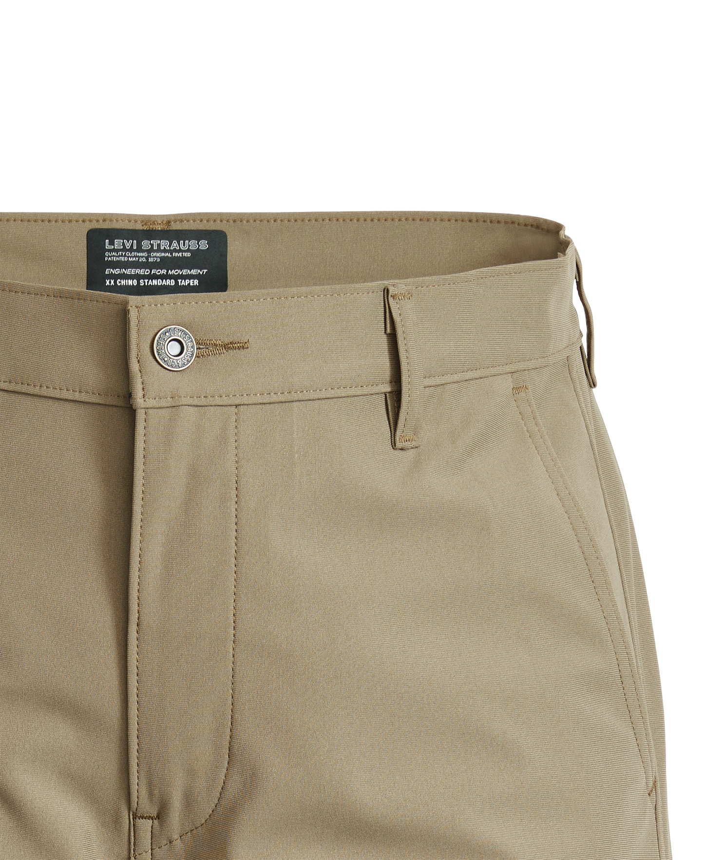 Levi's Men's XX Standard Tapered Fit Flex-Tech Chino Pants - Taupe
