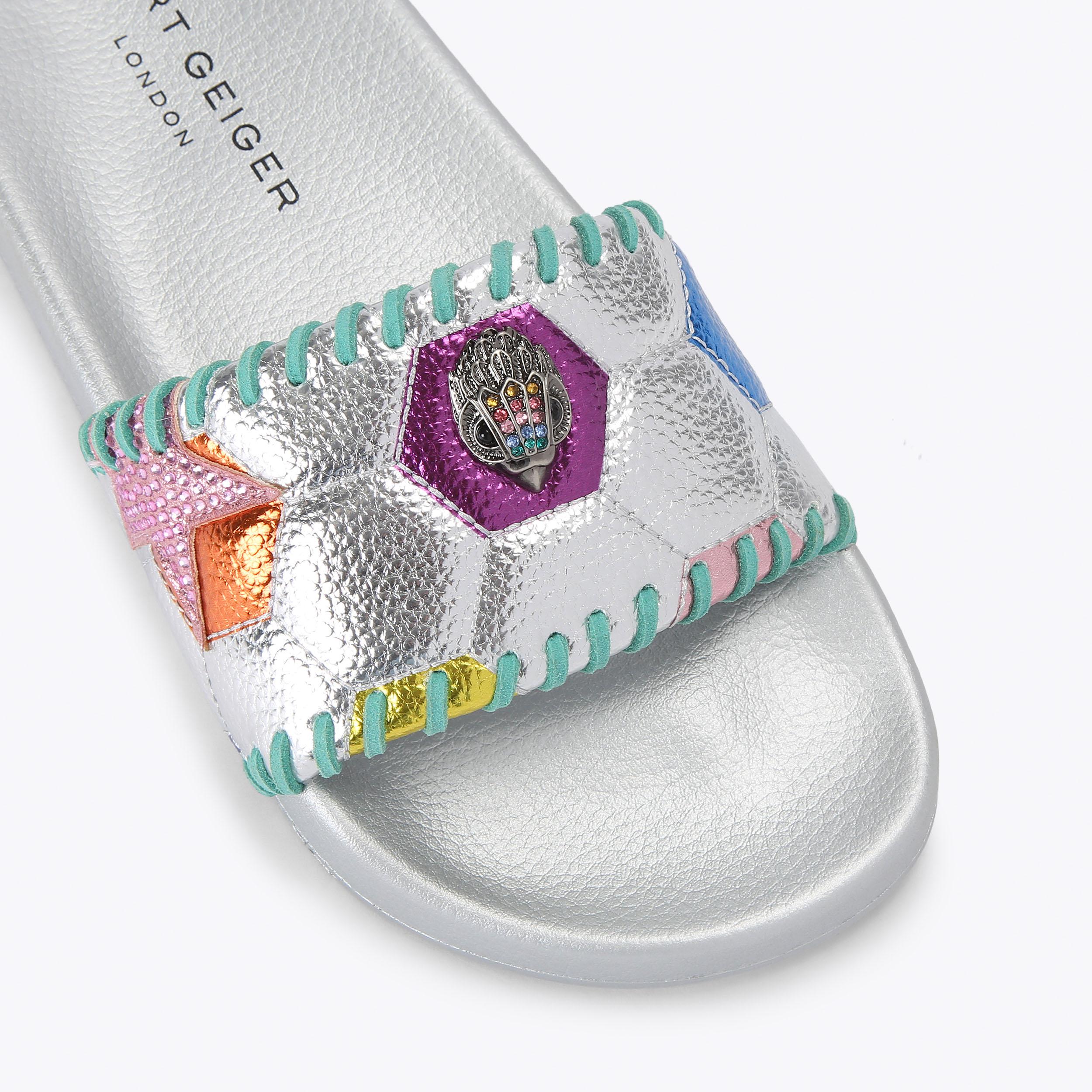 Kurt Geiger London Meena Eagle Soccer Slide - Multi Colored - view 4