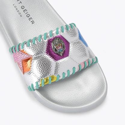 Kurt Geiger London Meena Eagle Soccer Slide - Multi Colored - view 4
