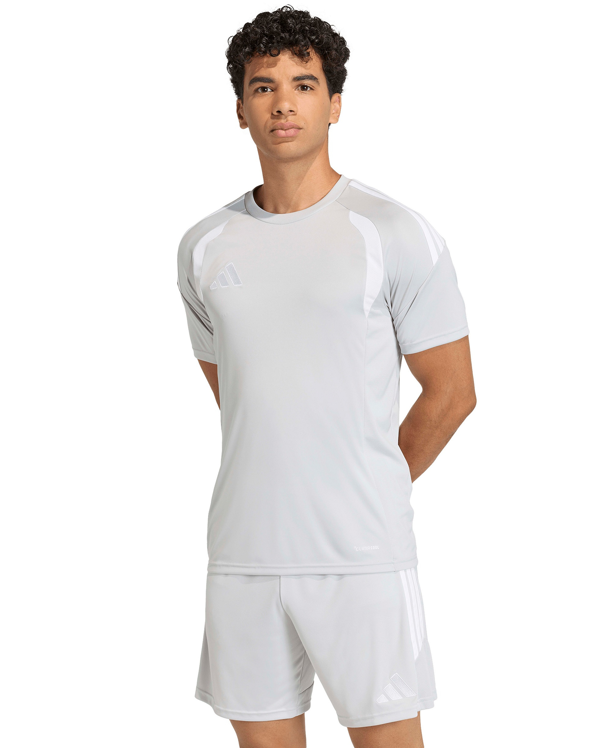 adidas Men's Tiro 26 League Jersey Crewneck T-Shirt - Lite Gray