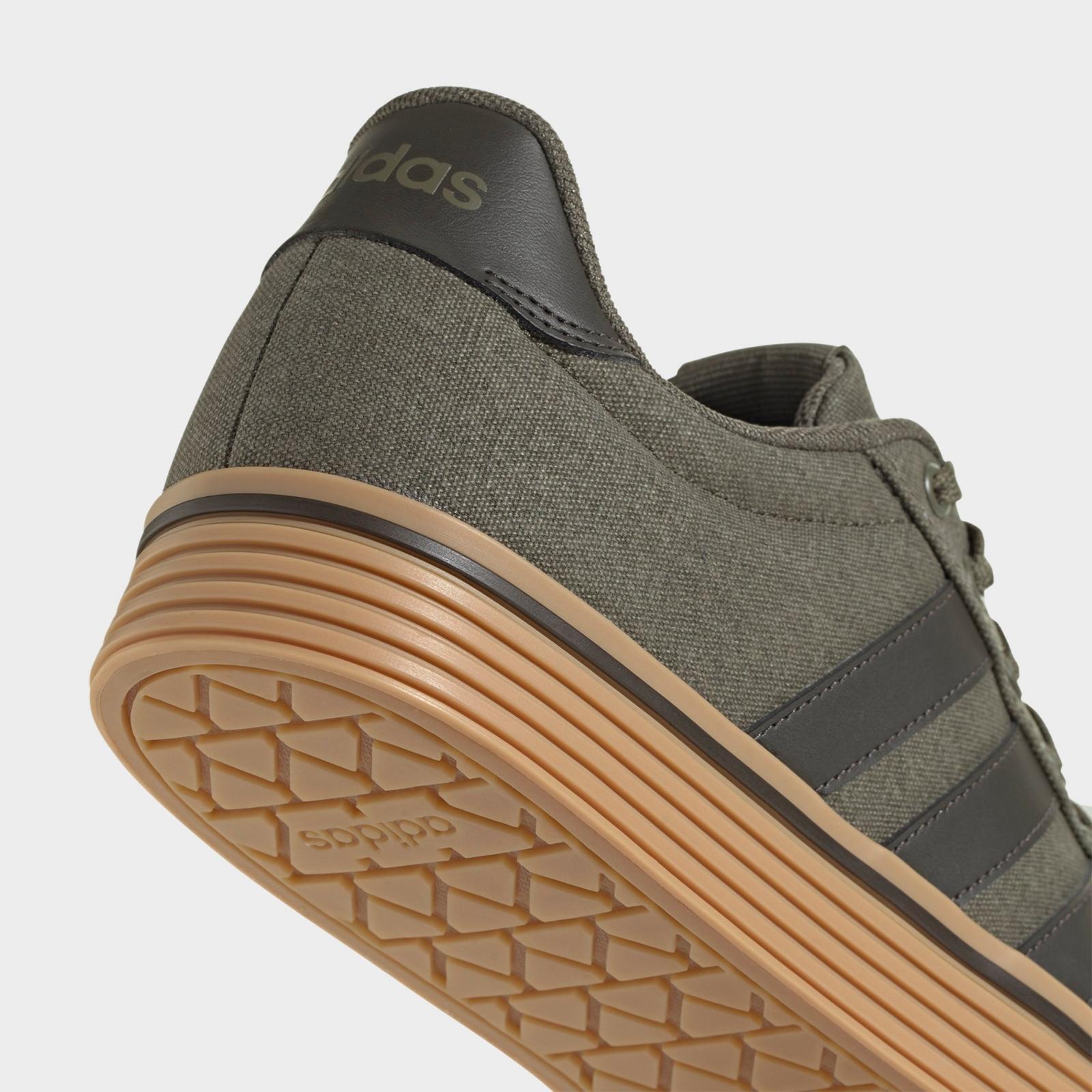 Men's adidas Daily 4.0 Casual Shoes - Olive Strata/Shadow Olive/Gum - view 3