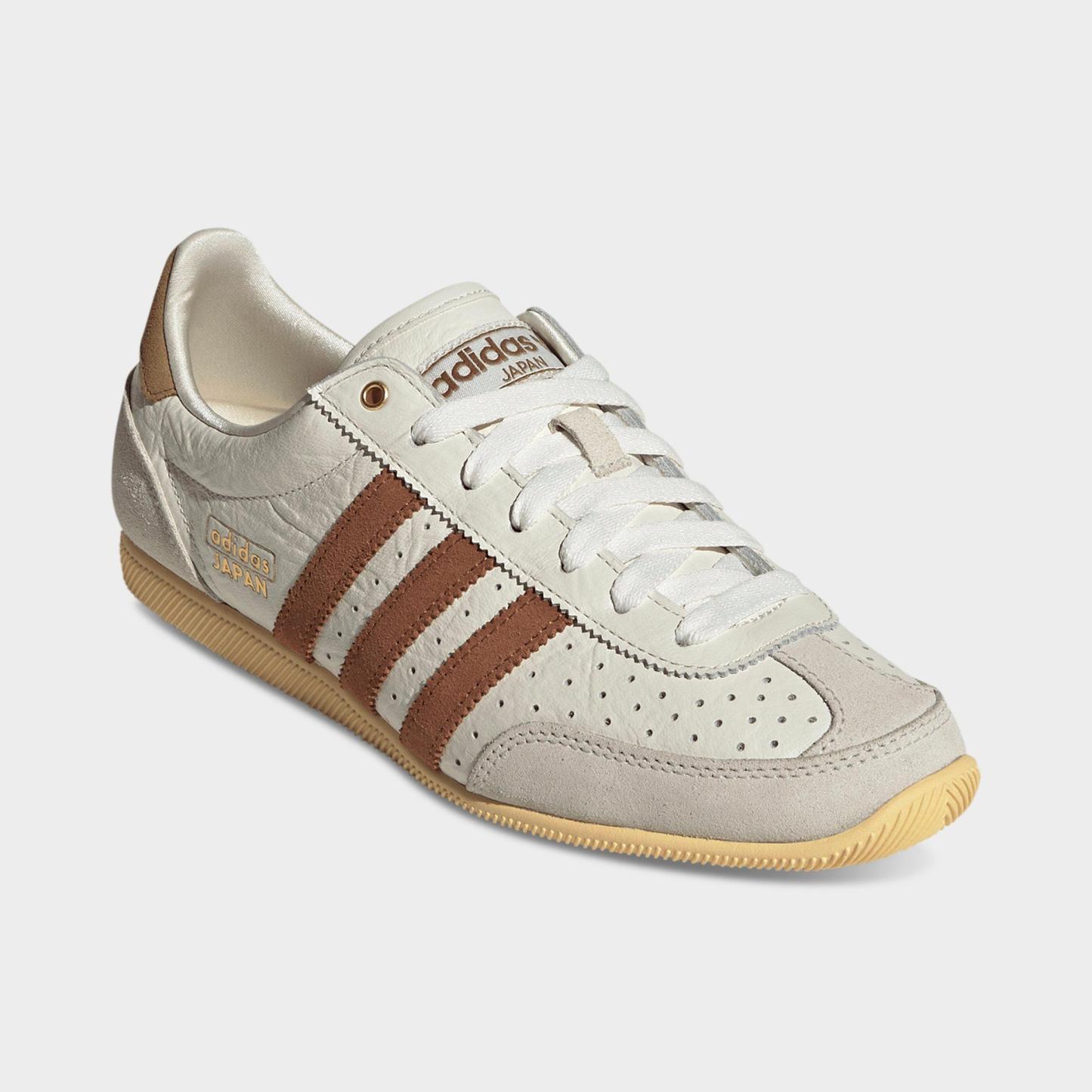 Women's adidas Originals Japan Casual Shoes - Part 2 - Off White/Dusky Bronze/Brown Desert - Both shoes facing left