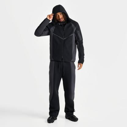 Men's Nike Tech Fleece Pro Windrunner Full-Zip Jacket - Black/Anthracite/Black