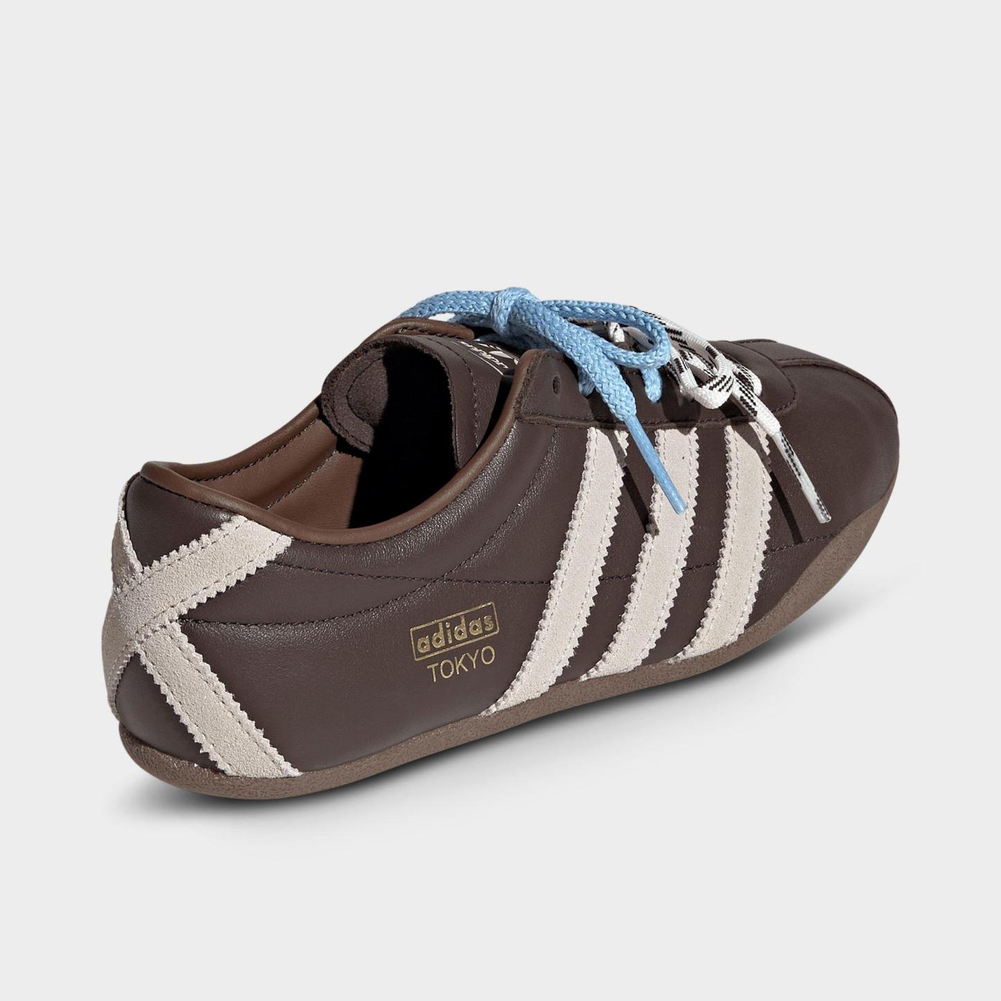 Women's adidas Originals Tokyo Casual Shoes - Part 1 - Brown/Bliss/Gum - Back view