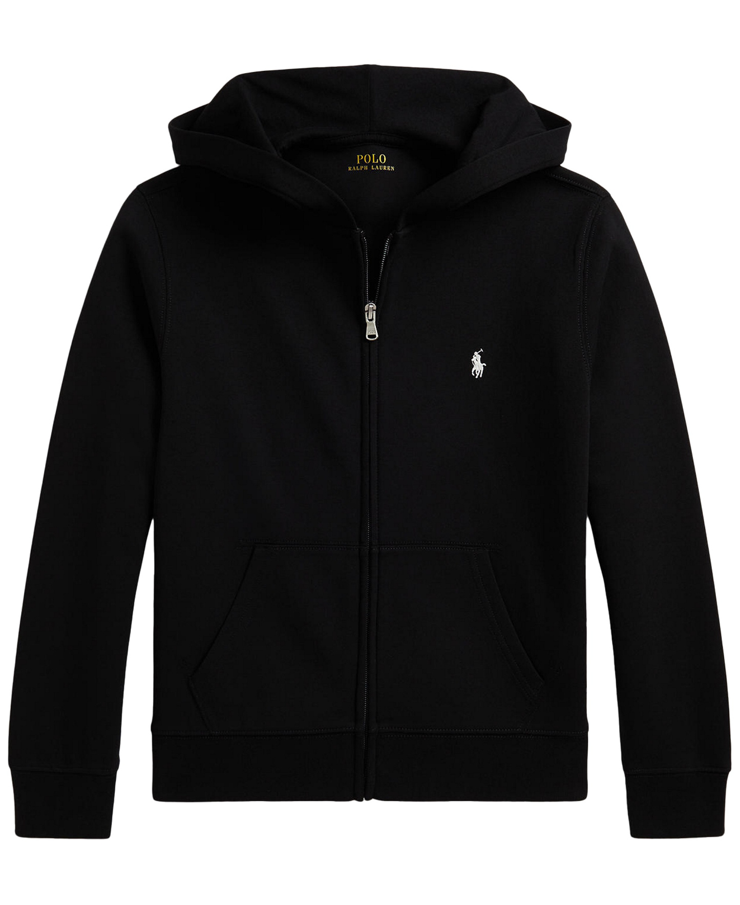 Polo Ralph Lauren Boys' 8-20 Double-Knit Full-Zip Hoodie - Polo Black