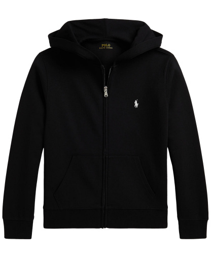 Polo Ralph Lauren Boys' 8-20 Double-Knit Full-Zip Hoodie - Polo Black