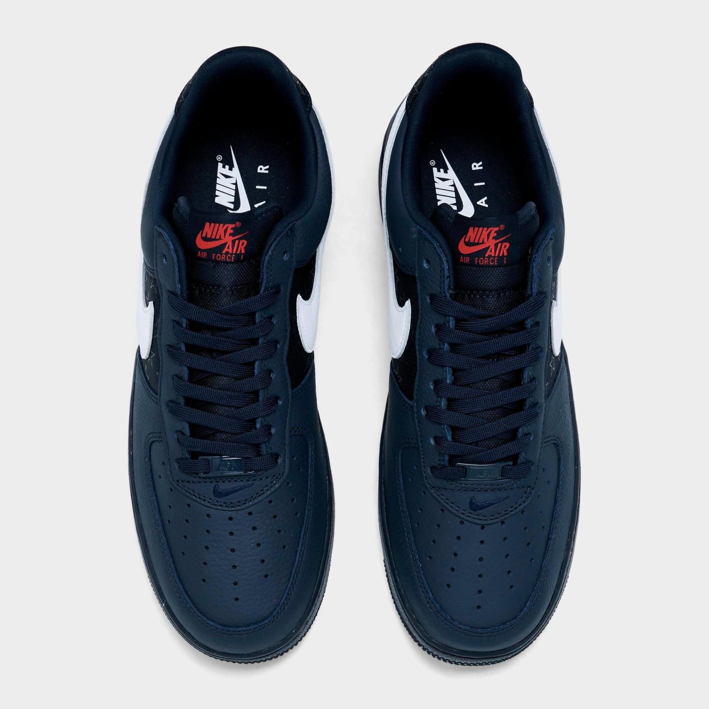 Men's Nithtke Air Force 1 Low Retro USA Casual Shoes - Multi-Color/Black/Multi-Color - Top view