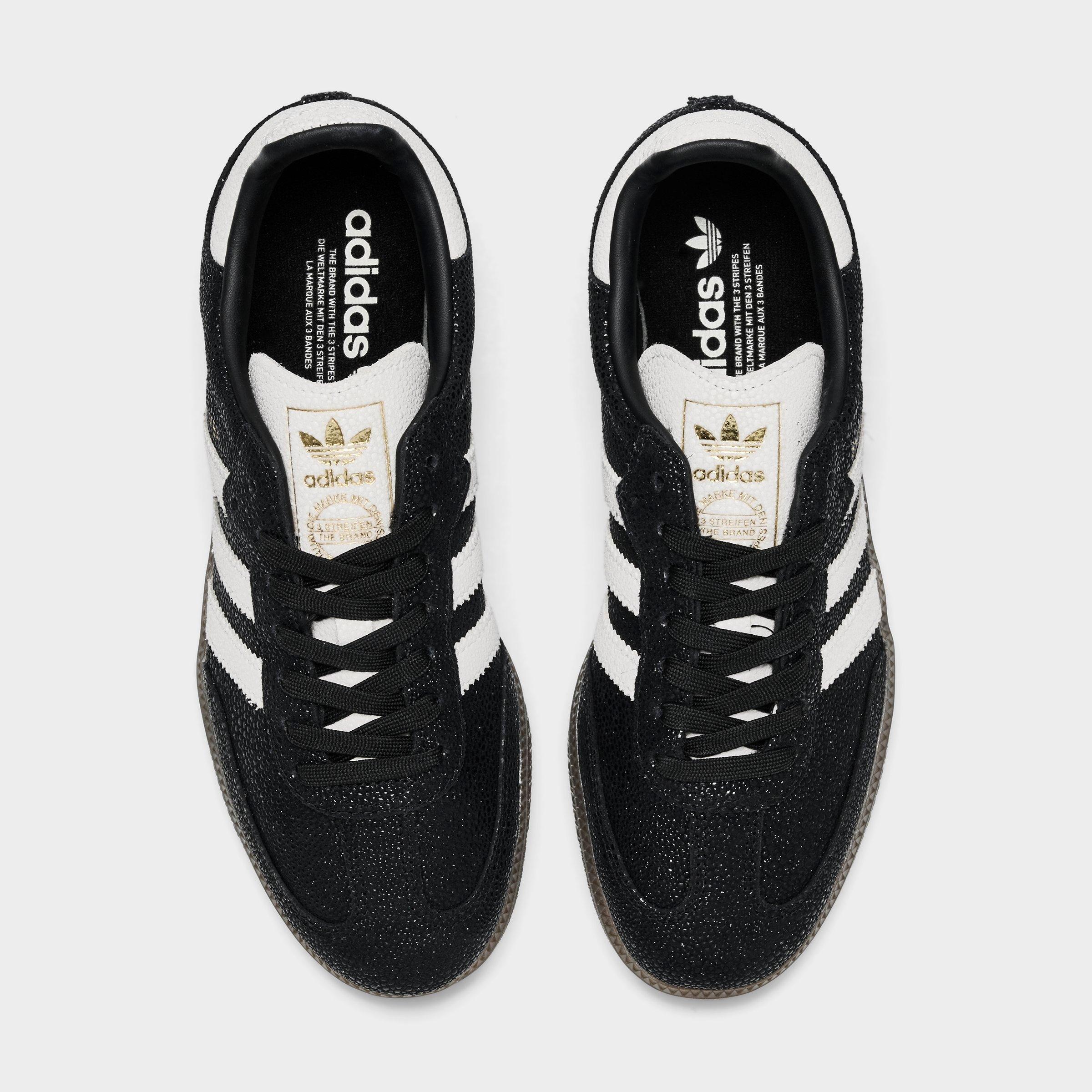 Women's adidas Originals Samba OG Casual Shoes - Part 6 - Core Black/Cloud White/Gum - Top view